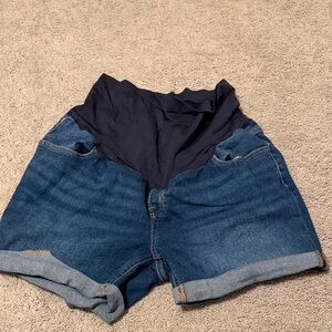 Old navy maternity 14 Denim Blue Women's Shorts